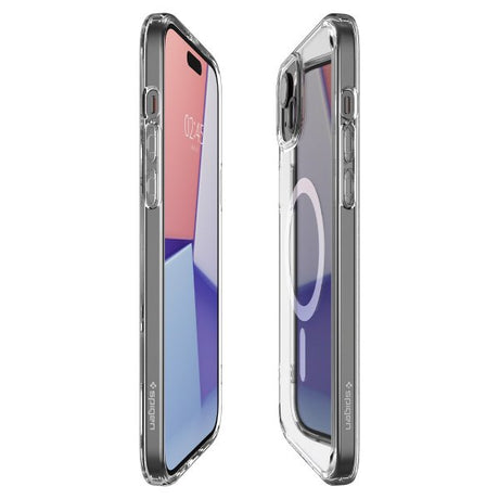 Spigen iPhone 15 Skal Ultra Hybrid MagFit Vit