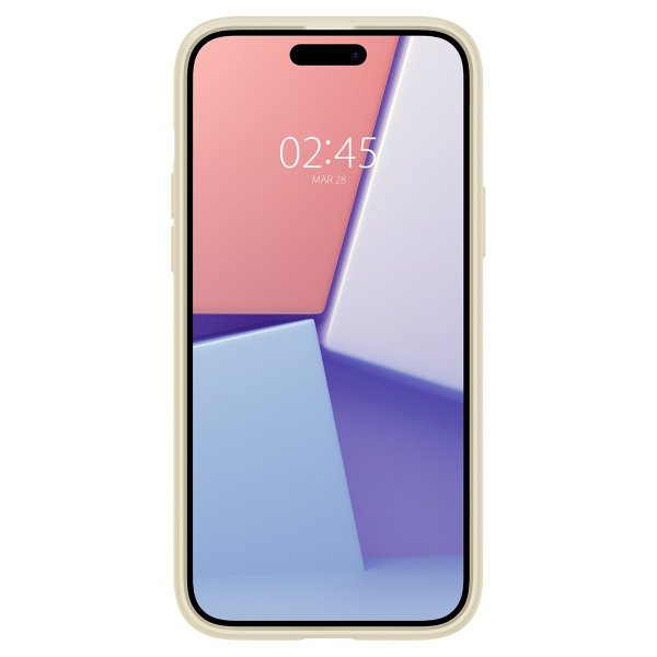 Spigen iPhone 15 Skal Ultra Hybrid Mute Beige