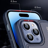 X-Level iPhone 15 Skal V-shape Blå