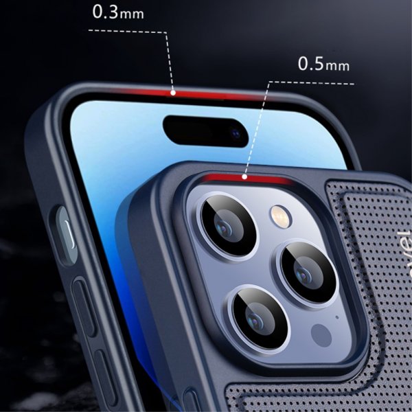 X-Level iPhone 15 Skal V-shape Grön