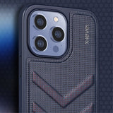 X-Level iPhone 15 Skal V-shape Lila