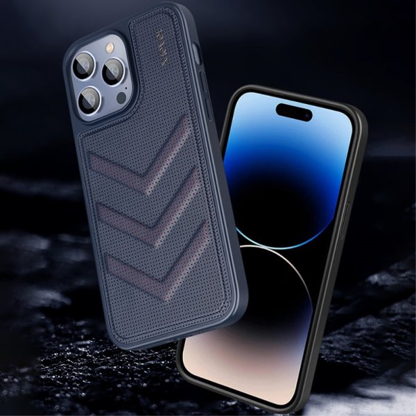 X-Level iPhone 15 Skal V-shape Svart