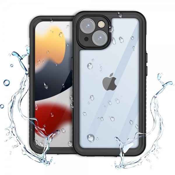 Redpepper iPhone 15 Skal Vattentåligt IP68 Svart