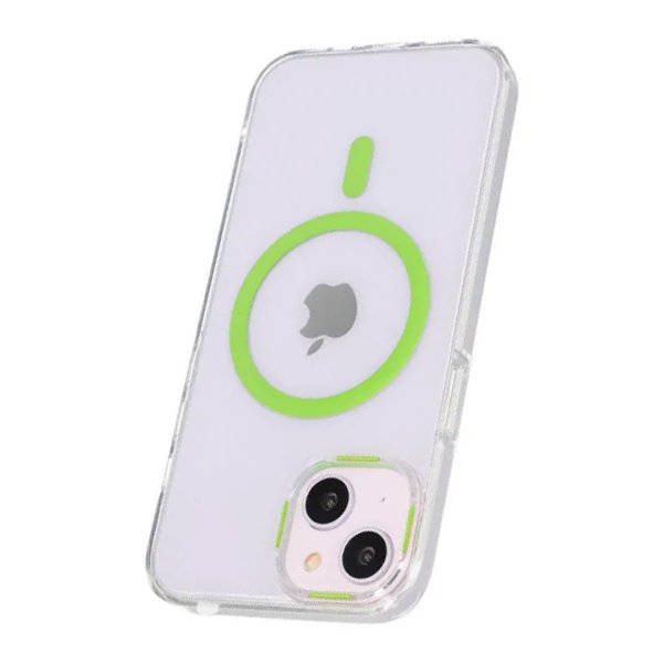 iPhone 15 Skal TPU MagSafe Grön