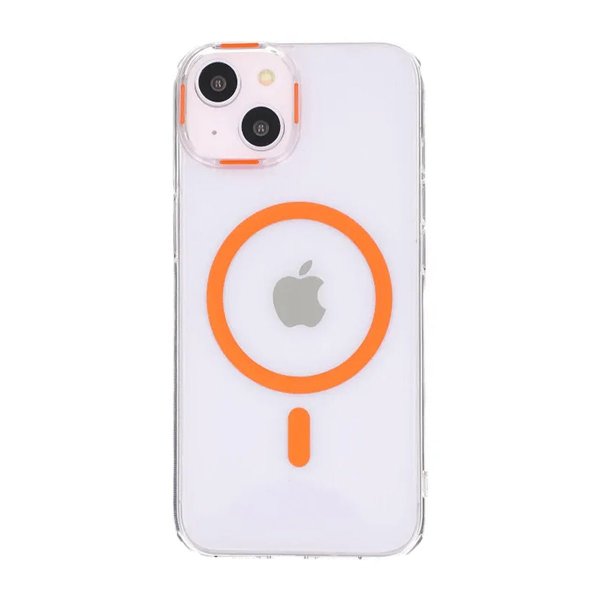 iPhone 15 Skal TPU MagSafe Orange