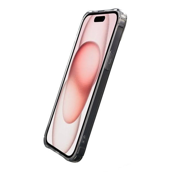 iPhone 15 Skal Korthållare Stöttåligt Svart