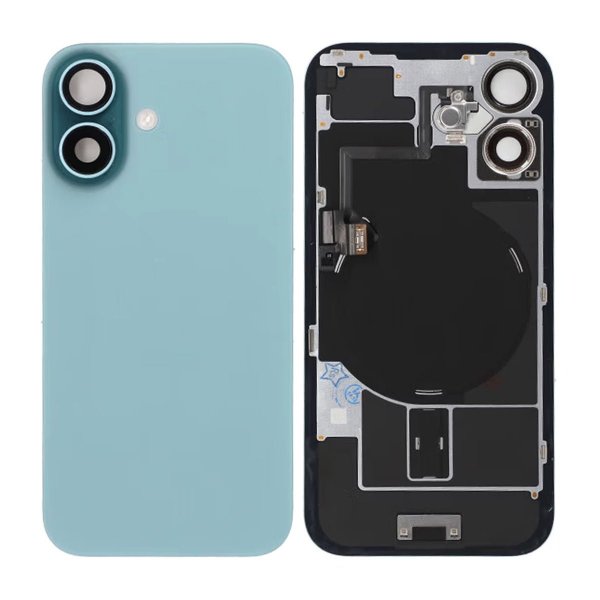 iPhone 16 Baksida Glas - Grön