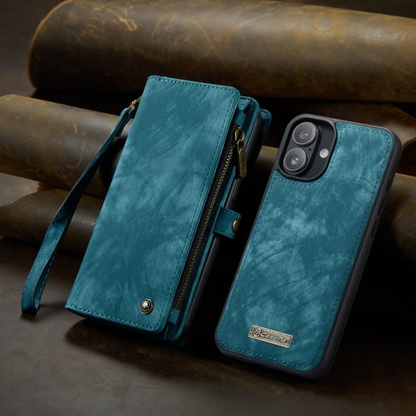 CaseMe iPhone 16 Fodral 008 Series Löstagbart Skal Blå