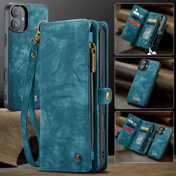 CaseMe iPhone 16 Fodral 008 Series Löstagbart Skal Blå