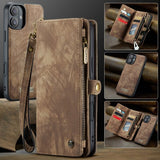 CaseMe iPhone 16 Fodral 008 Series Löstagbart Skal Brun