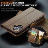 CaseMe iPhone 16 Fodral 023 Series Brun