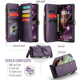 CaseMe iPhone 16 Fodral C36 Series Lila