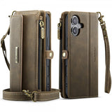 CaseMe iPhone 16 Fodral C39 Series Brun