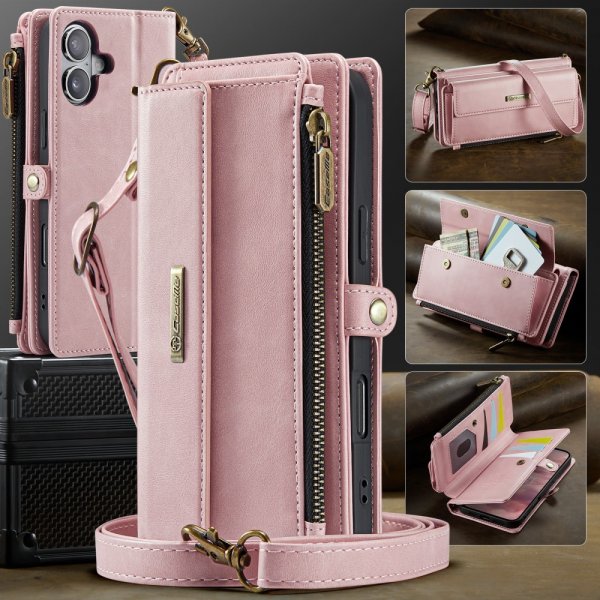 CaseMe iPhone 16 Fodral C39 Series Rosa