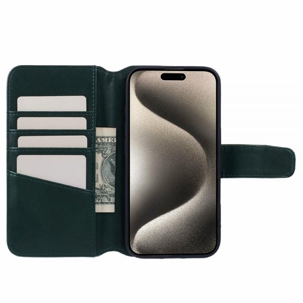 Nordic Covers iPhone 16 Fodral Essential Leather Juniper Green