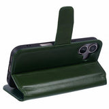 Nordic Covers iPhone 16 Fodral Essential Leather Juniper Green