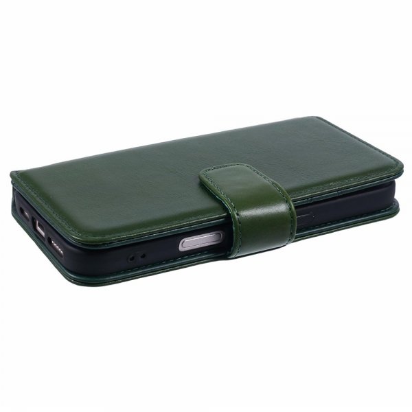 Nordic Covers iPhone 16 Fodral Essential Leather Juniper Green