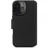 Decoded iPhone 16 Fodral Leather Detachable Wallet Svart
