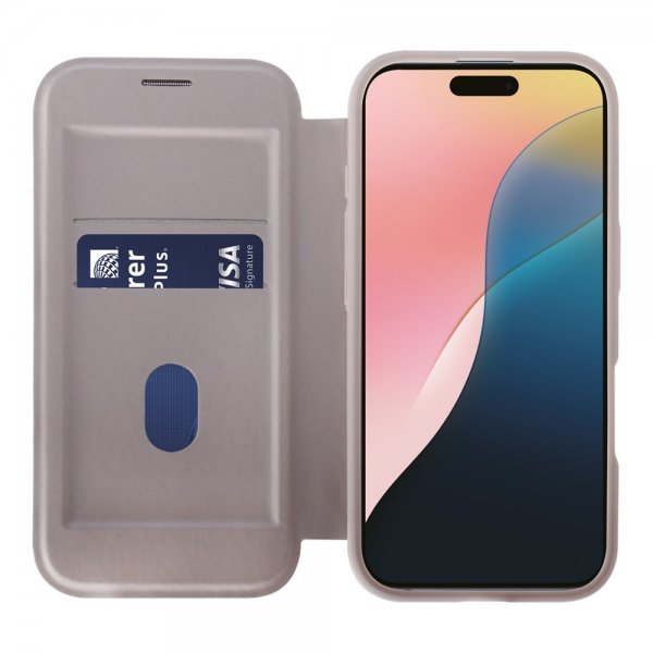 Vivanco iPhone 16 Fodral Mag Wallet Greige
