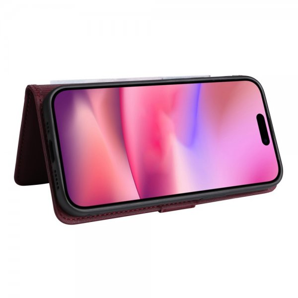 Betopnice iPhone 16 Fodral med Löstagbart Skal 005 Röd