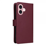 Betopnice iPhone 16 Fodral med Löstagbart Skal 005 Röd