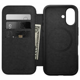Nomad iPhone 16 Fodral Modern Leather Folio Brun