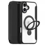 Dux Ducis iPhone 16 Fodral Skin X Pro Series Kickstand MagSafe Svart