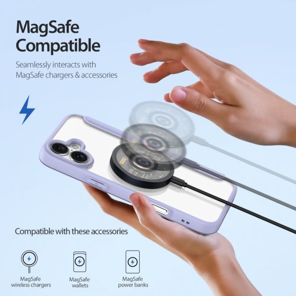 Dux Ducis iPhone 16 Fodral Skin X Pro Series MagSafe Lila