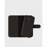 holdit iPhone 16 Fodral Wallet Case Magnet Plus Svart
