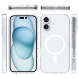 Rvelon iPhone 16 Skal TPU MagSafe Transparent