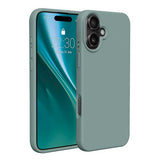 iPhone 16 Skal Silikon Mörkgrön