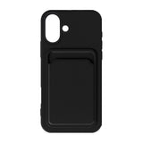 iPhone 16 Skal Korthållare Svart