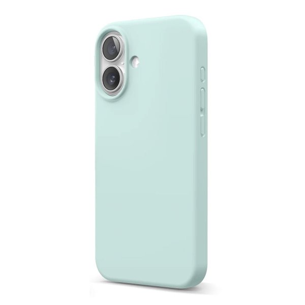 Rvelon iPhone 16 Skal Silikon Ljusgrön