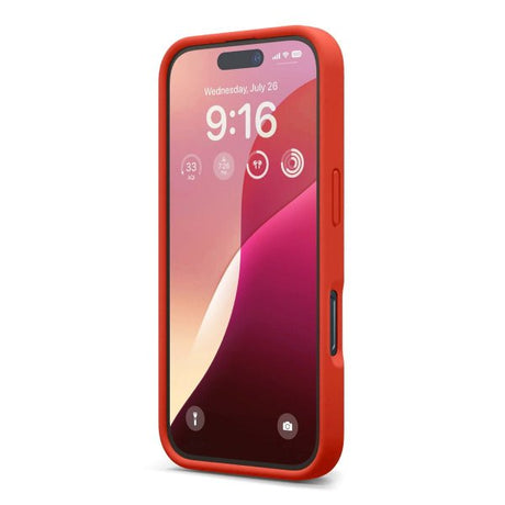 Rvelon iPhone 16 Skal Silikon Röd