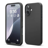 Rvelon iPhone 16 Skal Silikon Svart
