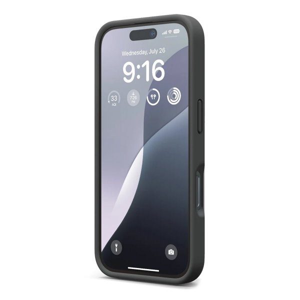Rvelon iPhone 16 Skal Silikon Svart