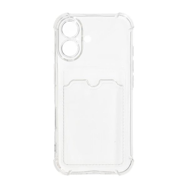 iPhone 16 Skal Korthållare Stöttåligt Transparent