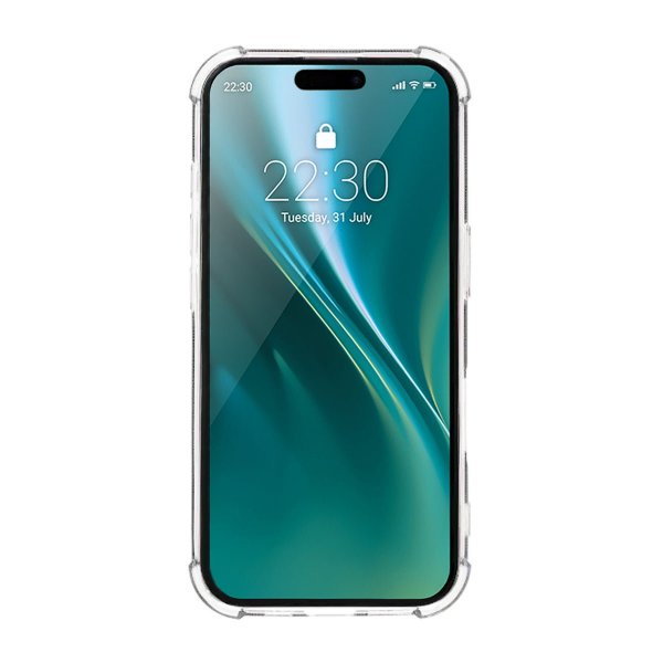 iPhone 16 Skal Korthållare Stöttåligt Transparent