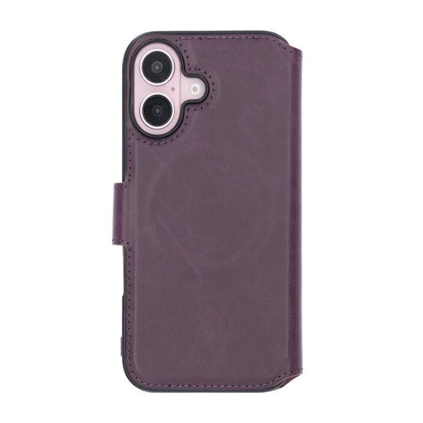 Rvelon iPhone 16 Fodral 4 Kortfack MagSafe Lila