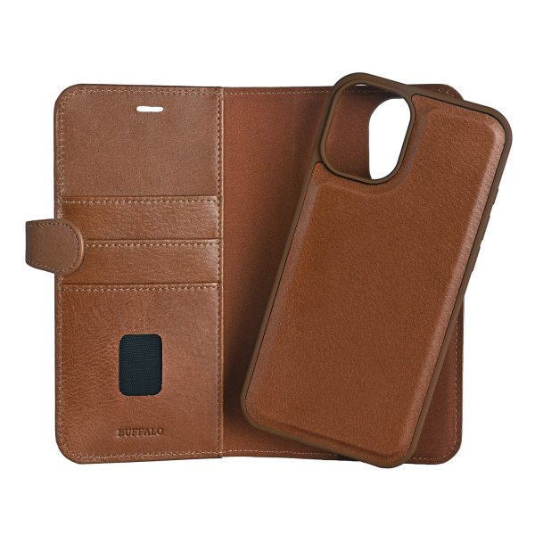 Buffalo iPhone 16 Plus Fodral 2-i-1 MagSeries Brun