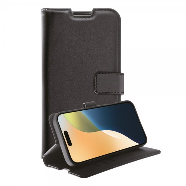 Vivanco iPhone 16 Plus Fodral Classic Wallet Svart