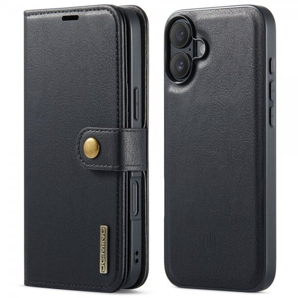 Dg.Ming iPhone 16 Plus Fodral med Löstagbart Skal Svart