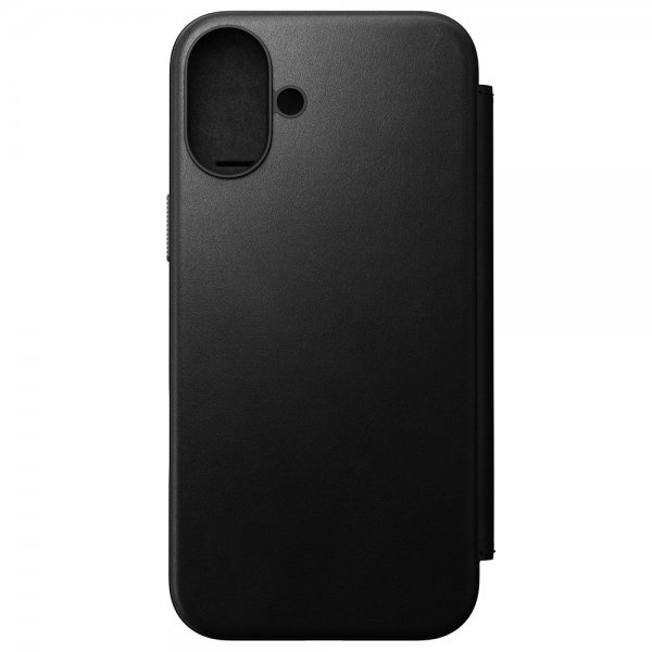 Nomad iPhone 16 Plus Fodral Modern Leather Folio Svart