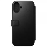 Nomad iPhone 16 Plus Fodral Modern Leather Folio Svart