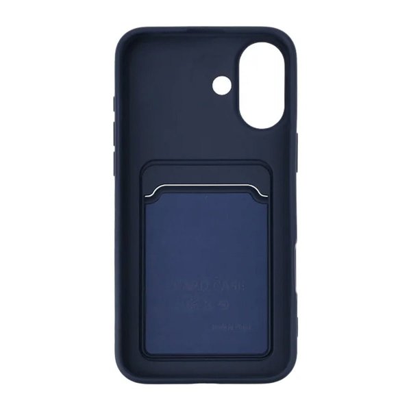 iPhone 16 Plus Skal Korthållare Blå