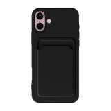 iPhone 16 Plus Skal Korthållare Svart