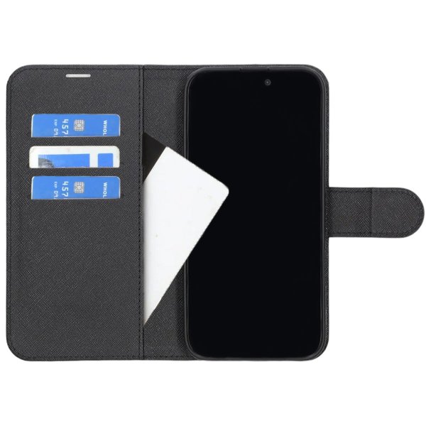 iPhone 16 Plus Fodral med Stativ Svart