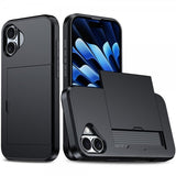 iPhone 16 Plus Skal Card Slide Svart