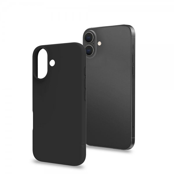Celly iPhone 16 Plus Skal CROMO Svart
