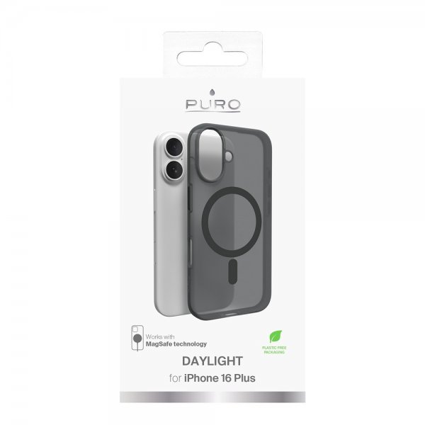 Puro iPhone 16 Plus Skal Daylight MagSafe Svart